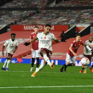 Behind Closed Doors: Aubameyang Scores for Arsenal vs Manchester United, 2020-21 Behind Closed Doors: Aubameyang Scores for Arsenal vs Manchester United, 2020-21