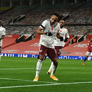 Behind Closed Doors: Aubameyang Scores the Winner for Arsenal against Manchester United in the 2020-21 Premier League