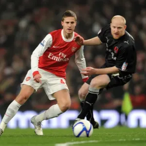 Conor Henderson (Arsenal) Andrew Whing (Orient). Arsenal 5: 0 Leyton Orient