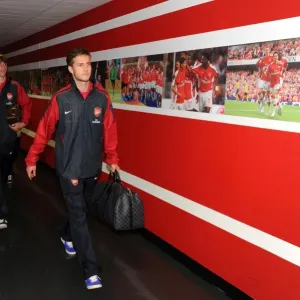 Conor Henderson and Ignasi Miquel (Arsenal). Arsenal 1: 2 Aston Villa. Barclays Premier League Conor Henderson and Ignasi Miquel (Arsenal). Arsenal 1: 2 Aston Villa. Barclays Premier League