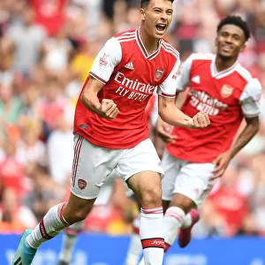 Controversial Offside: Martinelli's Disallowed Goal for Arsenal vs. Olympique Lyonnais - Emirates Cup 2019