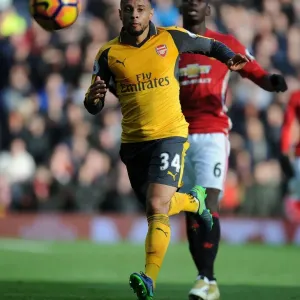 Coquelin at Old Trafford: Arsenal vs Manchester United, Premier League 2016-17 Coquelin at Old Trafford: Arsenal vs Manchester United, Premier League 2016-17