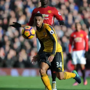 Coquelin at Old Trafford: Arsenal vs Manchester United, Premier League 2016-17 Coquelin at Old Trafford: Arsenal vs Manchester United, Premier League 2016-17