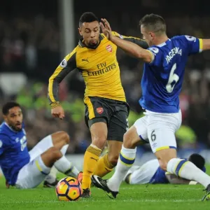 Coquelin Outmaneuvers Jagielka: Everton vs. Arsenal, Premier League 2016-17