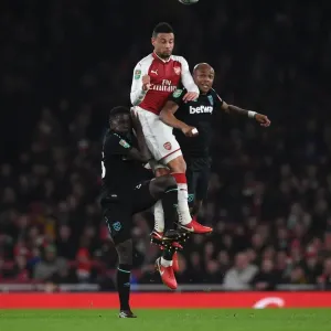 Coquelin vs. Ayew and Quina: A Headed Battle in the Carabao Cup Clash between Arsenal and West Ham Coquelin vs. Ayew and Quina: A Headed Battle in the Carabao Cup Clash between Arsenal and West Ham