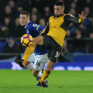 Coquelin vs McCarthy: A Premier League Battle at Goodison Park (2016-17)