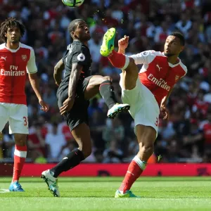 Coquelin vs. Wijnaldum: A Premier League Battle at Emirates Stadium (2016-17)