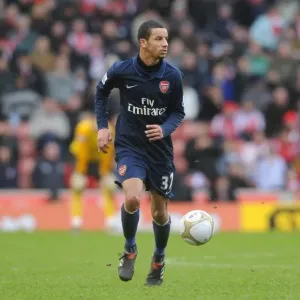 Craig Eastmond (Arsenal). Stoke City 3: 1 Arsenal, FA Cup 4th round, The Britannia Stadium Craig Eastmond (Arsenal). Stoke City 3: 1 Arsenal, FA Cup 4th round, The Britannia Stadium
