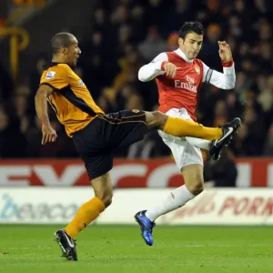 Csc Fabregas (Arsenal) Karl Henry (Wolves). Wolverhampton Wanderers 0: 2 Arsenal