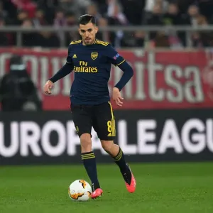 Dani Ceballos in Action: Olympiacos vs. Arsenal, UEFA Europa League Round of 32 First Leg Dani Ceballos in Action: Olympiacos vs. Arsenal, UEFA Europa League Round of 32 First Leg