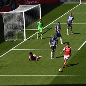 Dani Ceballos Chases Down Loose Ball: Brighton & Hove Albion vs. Arsenal FC, Premier League 2019-2020