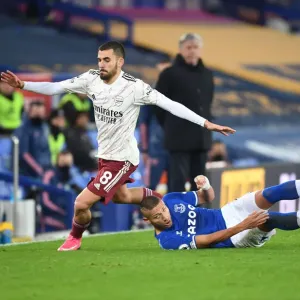 Dani Ceballos vs Richarlison: Intense Battle at Goodison Park - Everton vs Arsenal, Premier League 2020-21