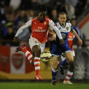 Danielle Carter (Arsenal) Grace McCatty (Bristol). Arsenal Ladies 2: 0 Bristol Academy Danielle Carter (Arsenal) Grace McCatty (Bristol). Arsenal Ladies 2: 0 Bristol Academy