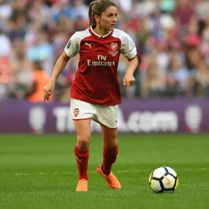 Danielle van Donk in Action at the 2018 FA Cup Final: Arsenal Women vs. Chelsea Ladies Danielle van Donk in Action at the 2018 FA Cup Final: Arsenal Women vs. Chelsea Ladies