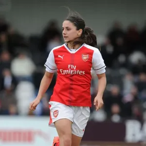 Danielle van de Donk: In Action for Arsenal against Tottenham in FA Cup 2017