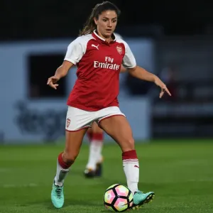 Danielle van de Donk in Action: Arsenal Women vs Everton Ladies Pre-Season Friendly