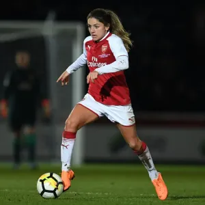 Danielle van de Donk in Action: Arsenal Women vs Manchester City Ladies - Continental Cup Final