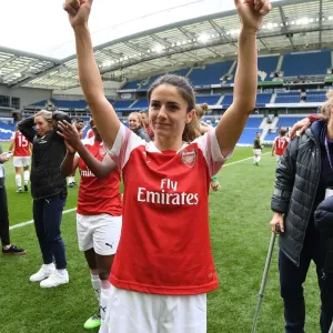 Danielle van de Donk Celebrates Arsenal's FA WSL Victory over Brighton & Hove Albion Women Danielle van de Donk Celebrates Arsenal's FA WSL Victory over Brighton & Hove Albion Women