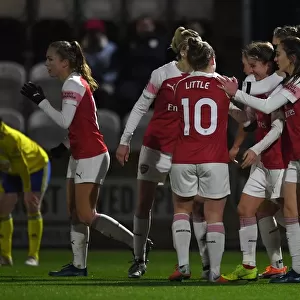 Danielle van de Donk Scores First Goal: Arsenal Women vs Birmingham City Women, FA WSL Continental Tyres Cup