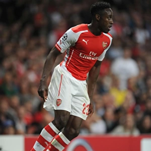Danny Welbeck in Action for Arsenal against Galatasaray, UEFA Champions League 2014/15