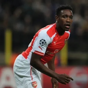 Danny Welbeck in Action: Arsenal vs. RSC Anderlecht, UEFA Champions League, Brussels, 2014