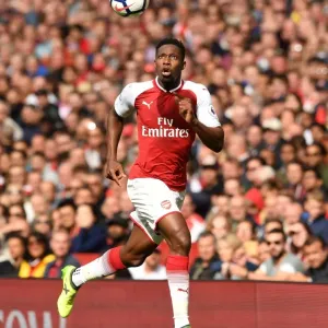 Danny Welbeck in Action: Arsenal vs AFC Bournemouth, Premier League 2017-18