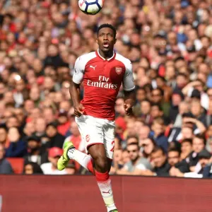 Danny Welbeck in Action: Arsenal vs AFC Bournemouth, Premier League 2017-18