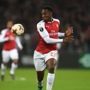 Danny Welbeck in Action: Arsenal's Europa League Showdown against CSKA Moscow (2018, Moscow)