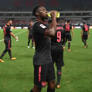 Danny Welbeck in Action: Bayern Munich vs. Arsenal, Shanghai Pre-Season Friendly (2017)