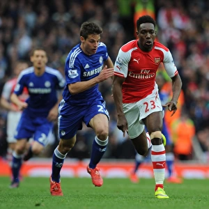 Danny Welbeck (Arsenal) Cesar Azpilicueta (Chelsea). Arsenal 0: 0 Chelsea. Barclays Premier League