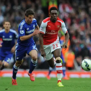 Danny Welbeck (Arsenal) Cesar Azpilicueta (Chelsea). Arsenal 0: 0 Chelsea. Barclays Premier League Danny Welbeck (Arsenal) Cesar Azpilicueta (Chelsea). Arsenal 0: 0 Chelsea. Barclays Premier League