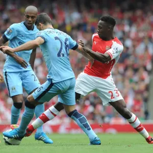 Danny Welbeck (Arsenal) Martin Demichelis (Man City). Arsenal 2: 2 Manchester City