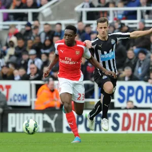 Danny Welbeck (Arsenal) Ryan Taylor (Newcastle). Newcastle United 1: 2 Arsenal. Barclays