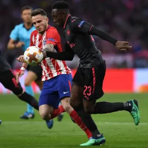 Danny Welbeck (Arsenal) Saul (Atletico). Atletico Madrid 1: 0 Arsenal Danny Welbeck (Arsenal) Saul (Atletico). Atletico Madrid 1: 0 Arsenal