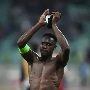 Danny Welbeck Celebrates Europa League Victory with Arsenal Fans in Baku Danny Welbeck Celebrates Europa League Victory with Arsenal Fans in Baku