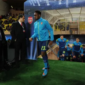 Danny Welbeck Prepares for Arsenal's UEFA Champions League Showdown against AS Monaco, March 2015