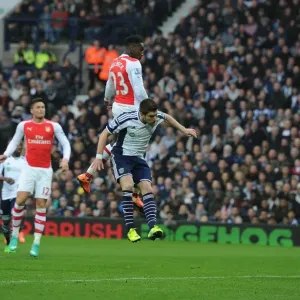Prints of Season 2014-15 Prints: West Bromwich Albion v Arsenal 2014/15
