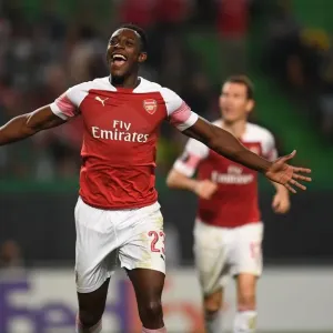 Danny Welbeck Scores the Winning Goal for Arsenal in the Europa League against Sporting Lisbon, October 2018 Danny Welbeck Scores the Winning Goal for Arsenal in the Europa League against Sporting Lisbon, October 2018