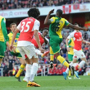 Danny Welbeck Scores the Winning Goal: Arsenal Triumphs Over Norwich City, Premier League 2015-16 Danny Welbeck Scores the Winning Goal: Arsenal Triumphs Over Norwich City, Premier League 2015-16