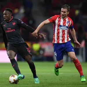 Danny Welbeck vs. Gabi: A Battle in the Arsenal-Atletico Madrid UEFA Europa League Semi-Final Danny Welbeck vs. Gabi: A Battle in the Arsenal-Atletico Madrid UEFA Europa League Semi-Final