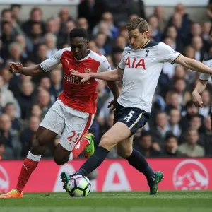 Danny Welbeck vs. Jan Vertonghen: Intense Battle in the Premier League Clash Between Tottenham and Arsenal Danny Welbeck vs. Jan Vertonghen: Intense Battle in the Premier League Clash Between Tottenham and Arsenal
