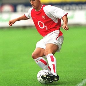 David Grondin in Action for Arsenal Against Beveren, 2002
