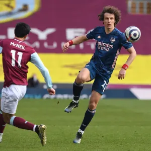 David Luiz in Action: Arsenal vs Burnley, Empty Turf Moor, Premier League 2021