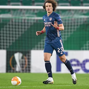 David Luiz in Action: Arsenal vs Rapid Vienna, UEFA Europa League 2020-21