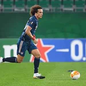 David Luiz in Action: Arsenal vs Rapid Wien, UEFA Europa League 2020-21
