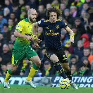 David Luiz (Arsenal) Teemu Pukki (Norwich) David Luiz (Arsenal) Teemu Pukki (Norwich)