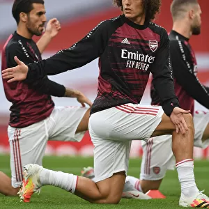 David Luiz: Arsenal's Defender in Focus - Warming Up for Arsenal vs Leicester Showdown (2019-20)