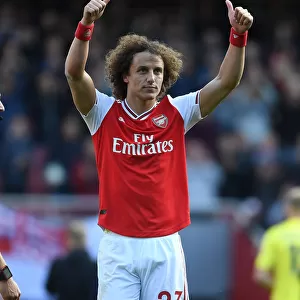 David Luiz Celebrates Arsenal's Win Against AFC Bournemouth, Premier League 2019-20
