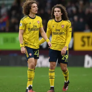 David Luiz and Matteo Guendouzi in Action: Burnley vs Arsenal, Premier League 2019-20 David Luiz and Matteo Guendouzi in Action: Burnley vs Arsenal, Premier League 2019-20