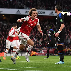 David Luiz Scores His Second Goal: Arsenal's Triumph over Crystal Palace (2019-20)